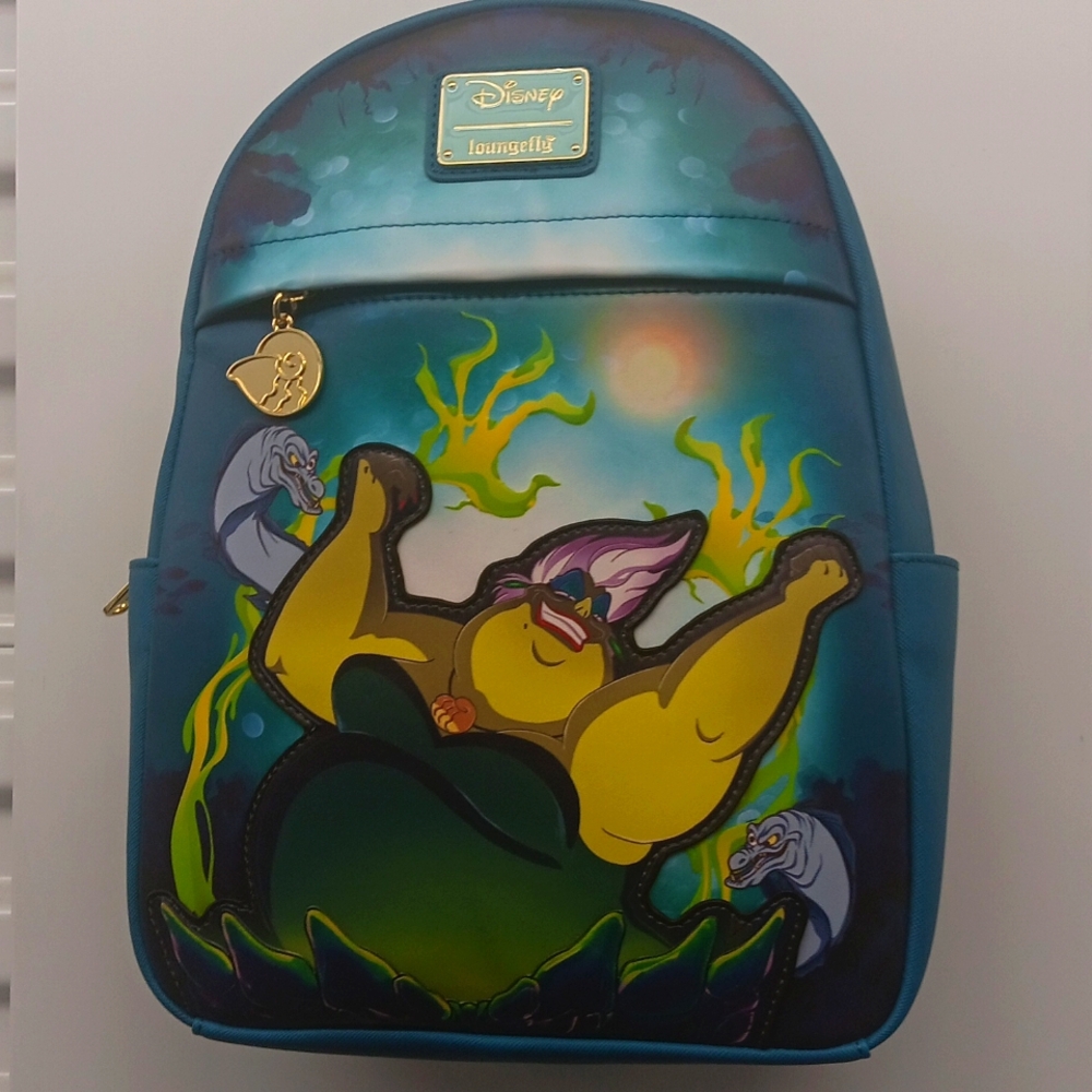 RARE Disney Loungefly URSULA backpack NWT